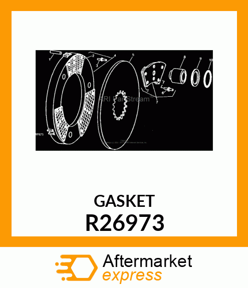 WASHER,TREATED PAPER R26973