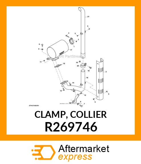 CLAMP, COLLIER R269746