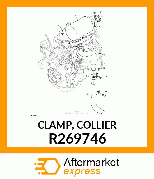 CLAMP, COLLIER R269746