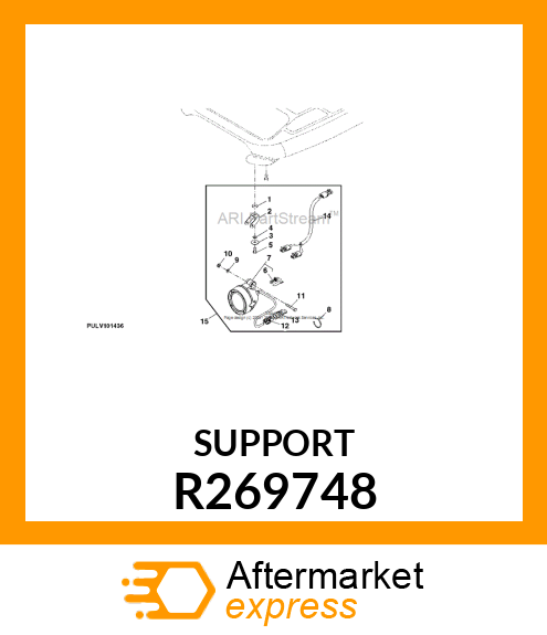 BRACKET, BRACKET, WORK LIGHT R269748