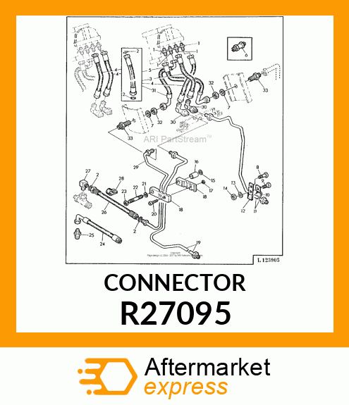 CONNECTOR,UNION R27095