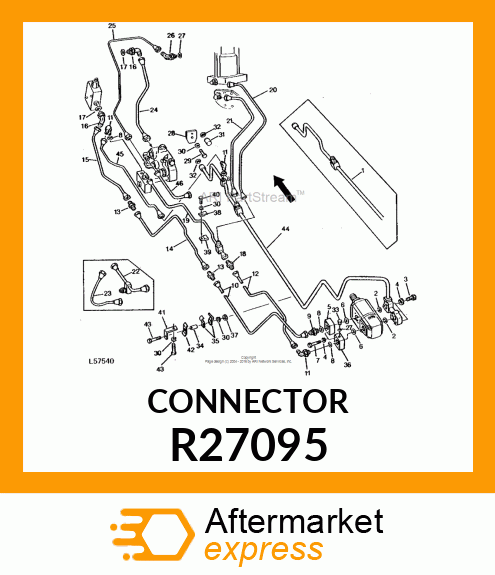 CONNECTOR,UNION R27095