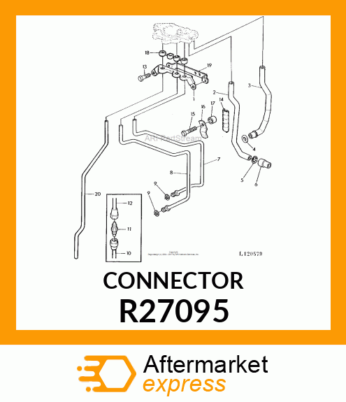 CONNECTOR,UNION R27095