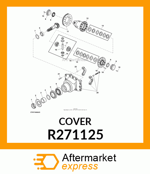 COVER, INPUT SHAFT R271125