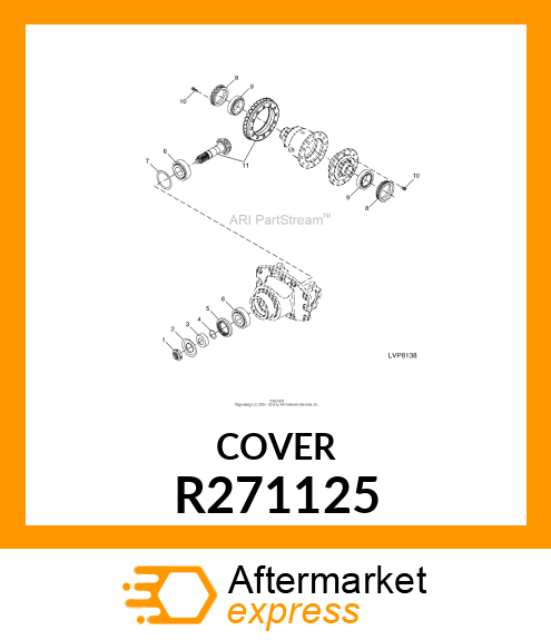 COVER, INPUT SHAFT R271125