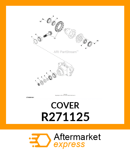 COVER, INPUT SHAFT R271125