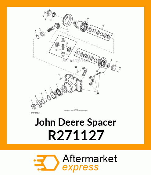 SPACER, INPUT SHAFT R271127