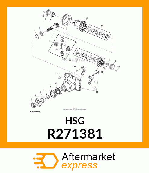 HOUSING, DIFFERENTIAL R271381