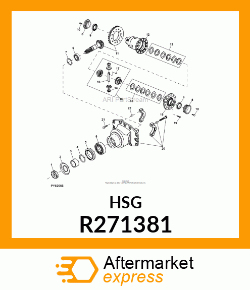 HOUSING, DIFFERENTIAL R271381