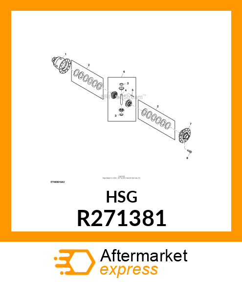 HOUSING, DIFFERENTIAL R271381