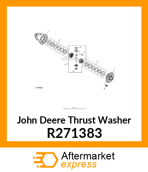 THRUST WASHER, DIFFERENTIAL PLANET R271383