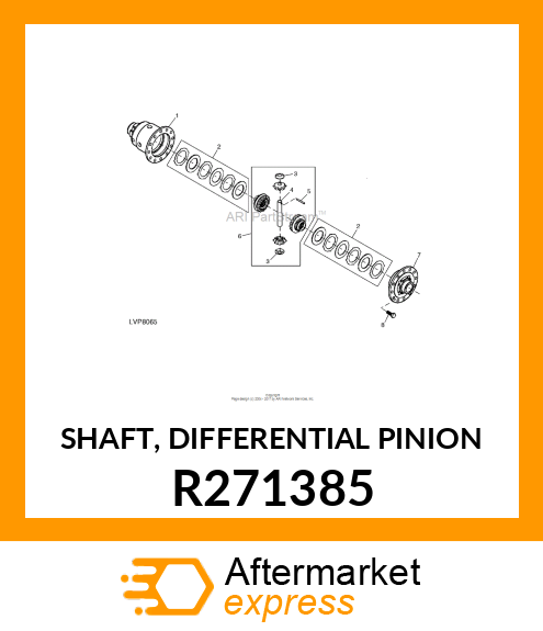 SHAFT, DIFFERENTIAL PINION R271385