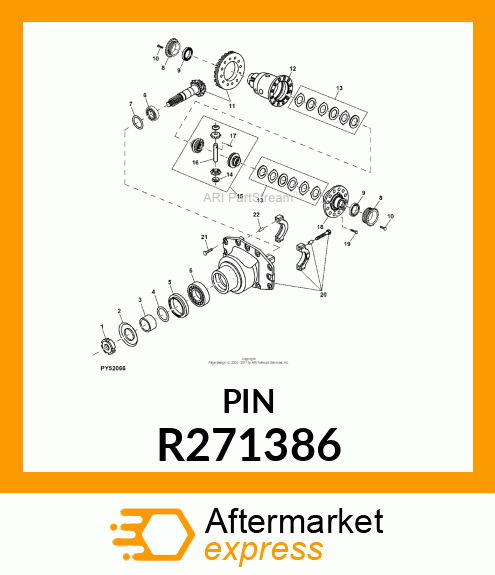 DOWEL PIN, DIFFERENTIAL PINION SHAF R271386