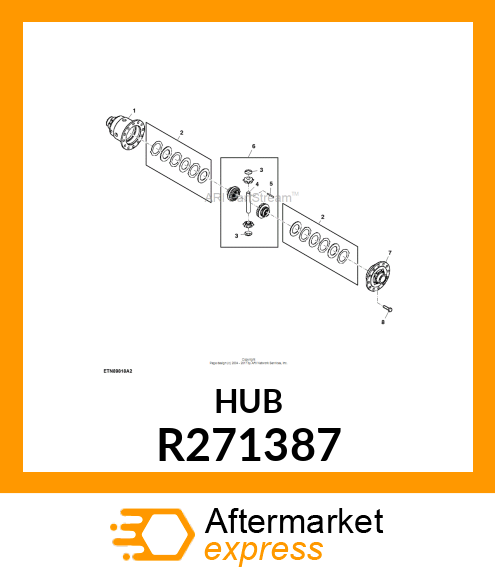 COVER, DIFFERENTIAL HOUSING R271387