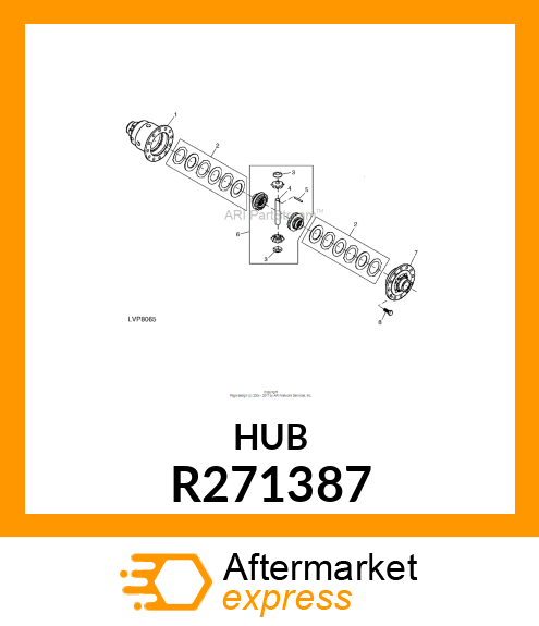 COVER, DIFFERENTIAL HOUSING R271387