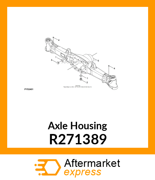 HOUSING, AXLE R271389