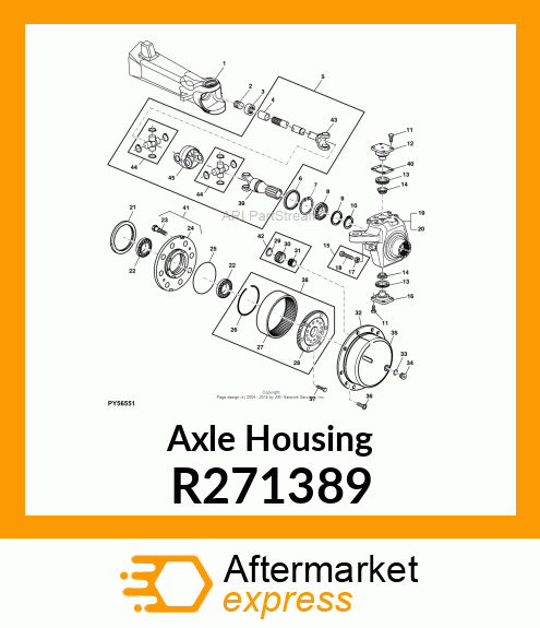 HOUSING, AXLE R271389