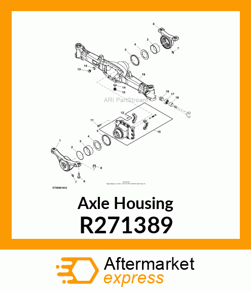 HOUSING, AXLE R271389