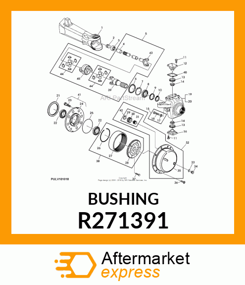 BUSHING, AXLE HOUSING R271391