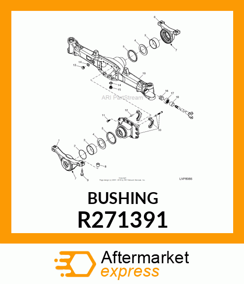 BUSHING, AXLE HOUSING R271391