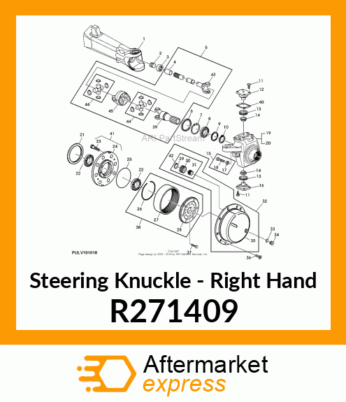 HOUSING, RH KNUCKLE R271409