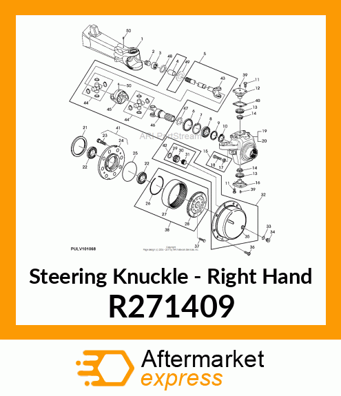 HOUSING, RH KNUCKLE R271409