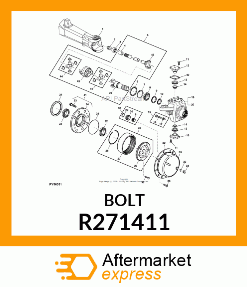 STUD, WHEEL R271411