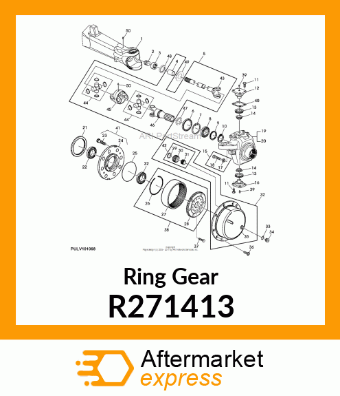 RING GEAR, FINAL DRIVE R271413