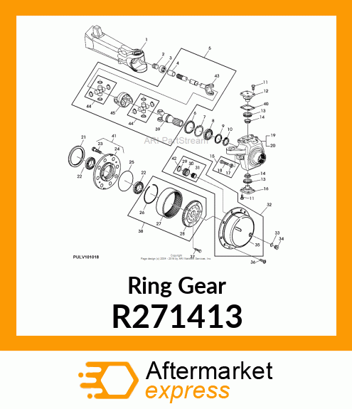 RING GEAR, FINAL DRIVE R271413