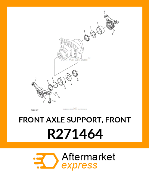 FRONT AXLE SUPPORT, FRONT R271464