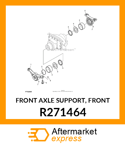 FRONT AXLE SUPPORT, FRONT R271464