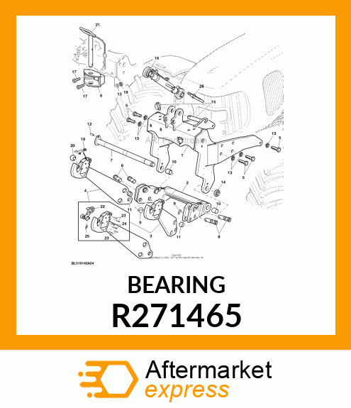 DOWEL PIN, TRUNNION HOLLOW R271465