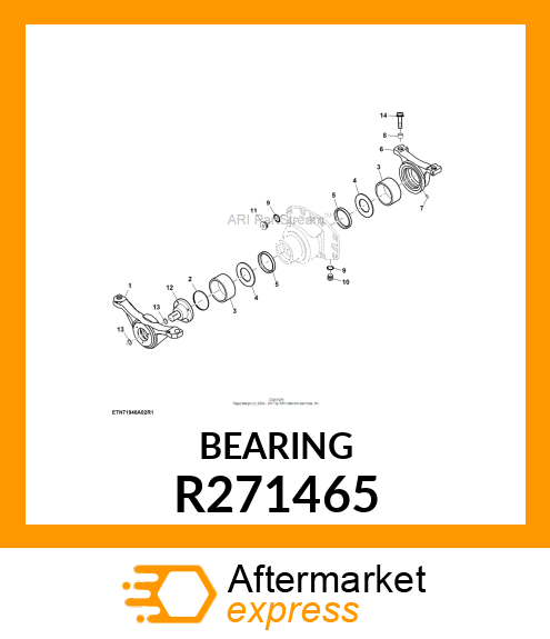 DOWEL PIN, TRUNNION HOLLOW R271465