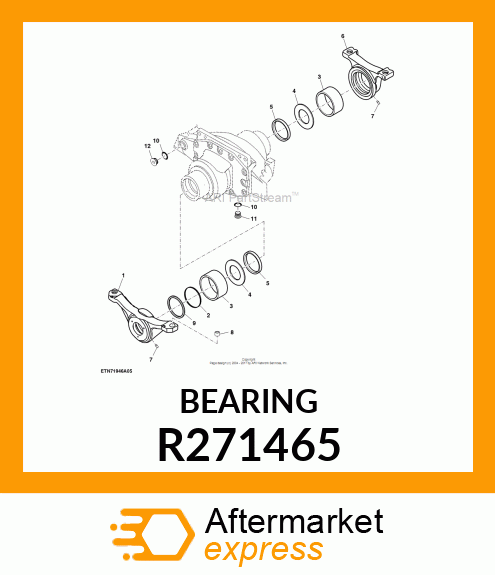 DOWEL PIN, TRUNNION HOLLOW R271465