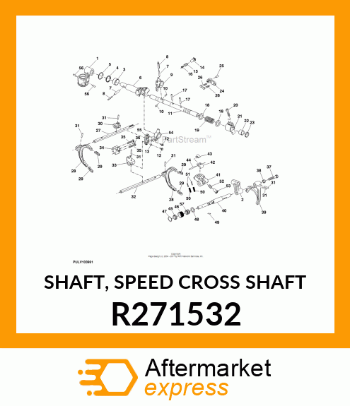 SHAFT, SPEED CROSS SHAFT R271532