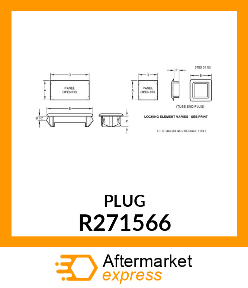 PLUG, MIRROR SWITCH R271566