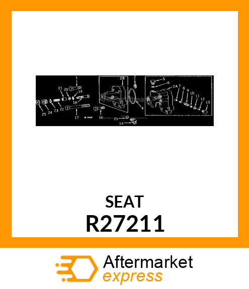 SEAT,RELIEF VALVE R27211