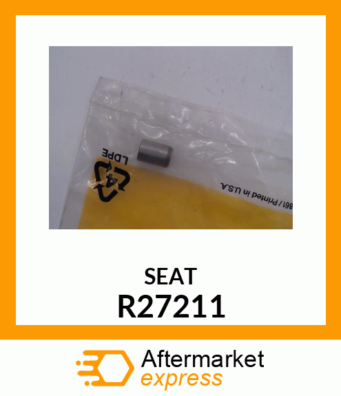 SEAT,RELIEF VALVE R27211