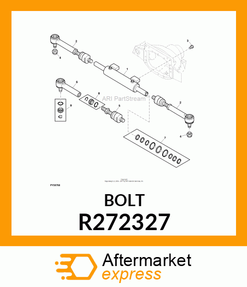 CAP SCREW, STEERING CYLINDER R272327