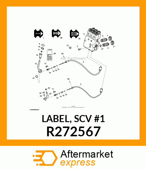 LABEL, SCV #1 R272567