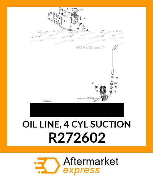 OIL LINE, 4 CYL SUCTION R272602