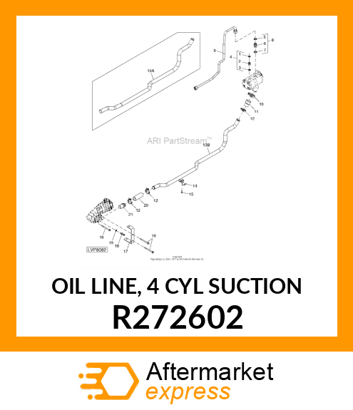 OIL LINE, 4 CYL SUCTION R272602