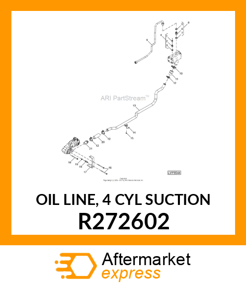 OIL LINE, 4 CYL SUCTION R272602