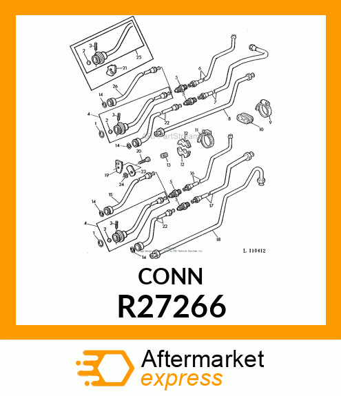 CONNECTOR,UNION R27266