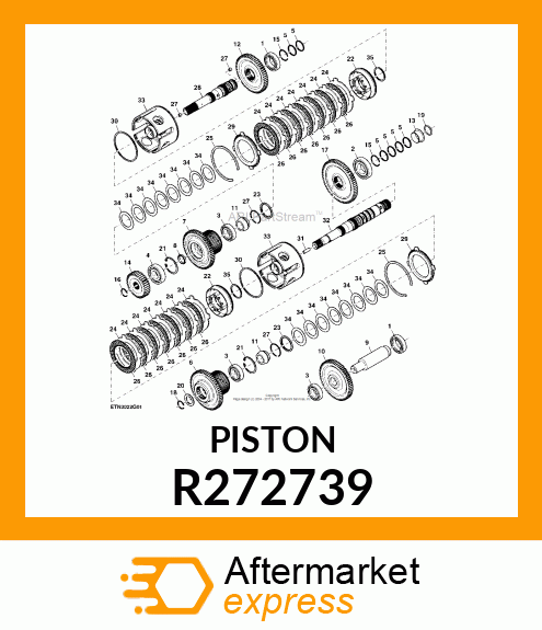 PISTON, CLUTCH R272739