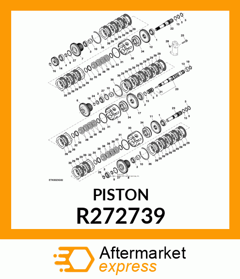 PISTON, CLUTCH R272739