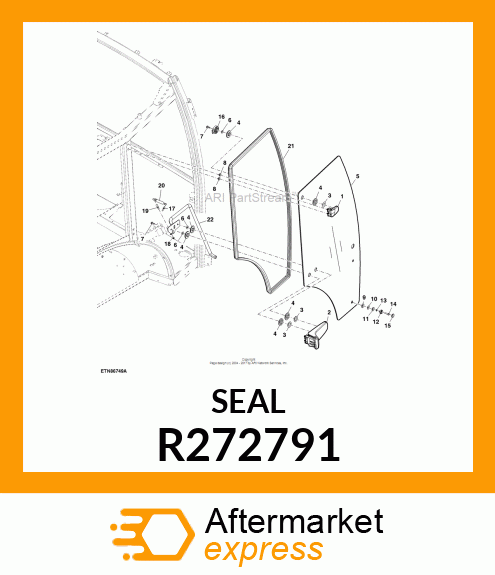 WEATHERSTRIP, WEATHERSTRIP, DOORS R272791