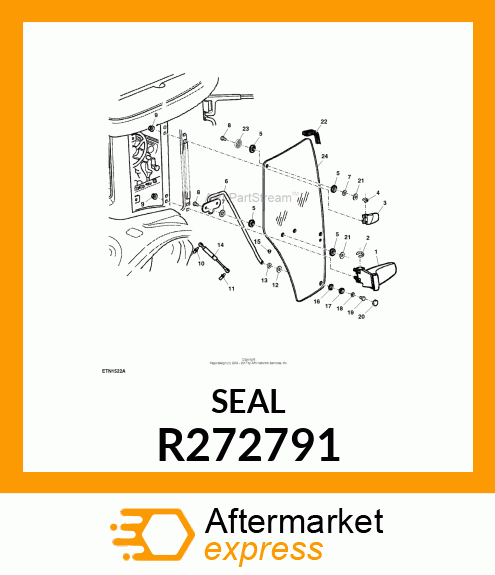 WEATHERSTRIP, WEATHERSTRIP, DOORS R272791