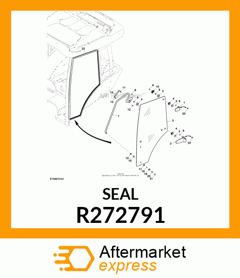 WEATHERSTRIP, WEATHERSTRIP, DOORS R272791