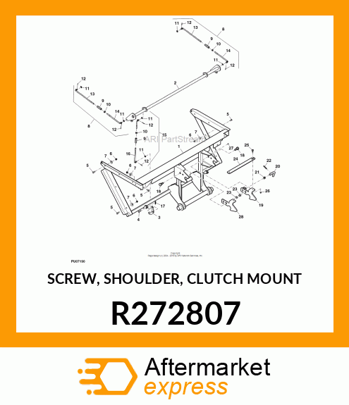 SCREW, SHOULDER, CLUTCH MOUNT R272807